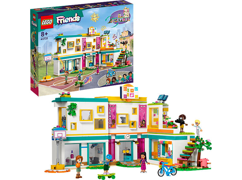 Friends Bausatz, Internationale Mehrfarbig Schule LEGO 41731
