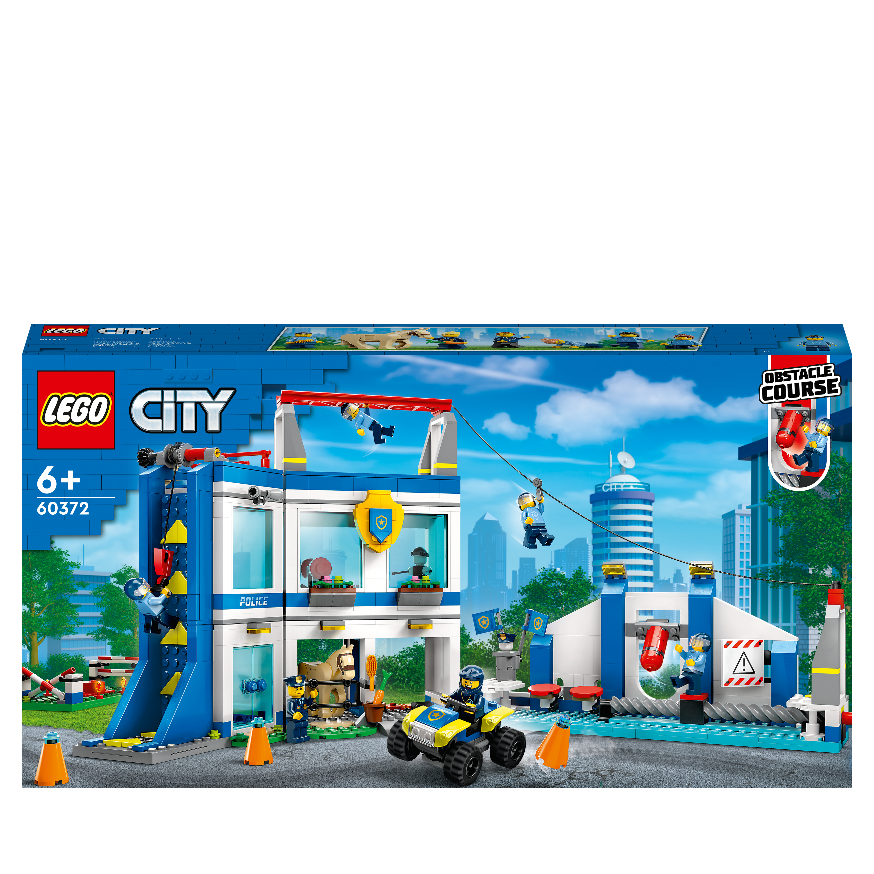 Mehrfarbig LEGO 60372 Bausatz, City Polizeischule