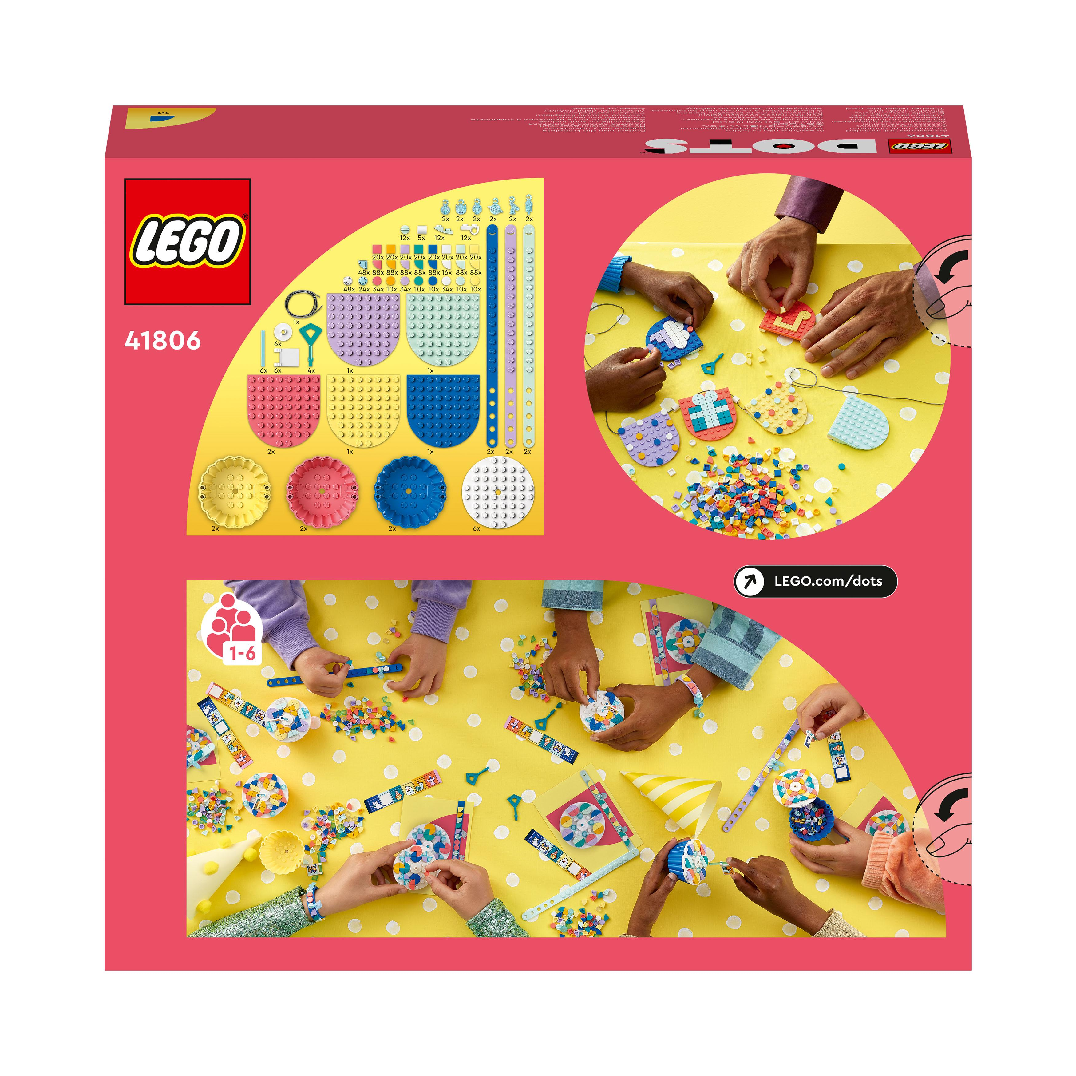 LEGO DOTS 41806 Ultimatives Bausatz, Partyset Mehrfarbig