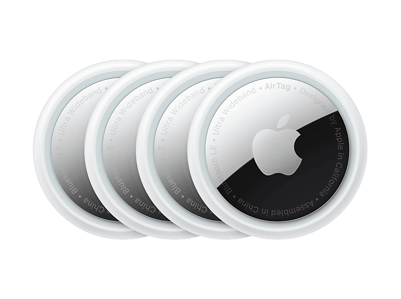 Apple Traqueur D'objets Airtag Argenté Pack De 4 (mx542zm/a)