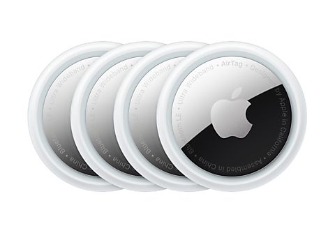 APPLE Tracker AirTag Zilver 4-Pack (MX542ZM/A)