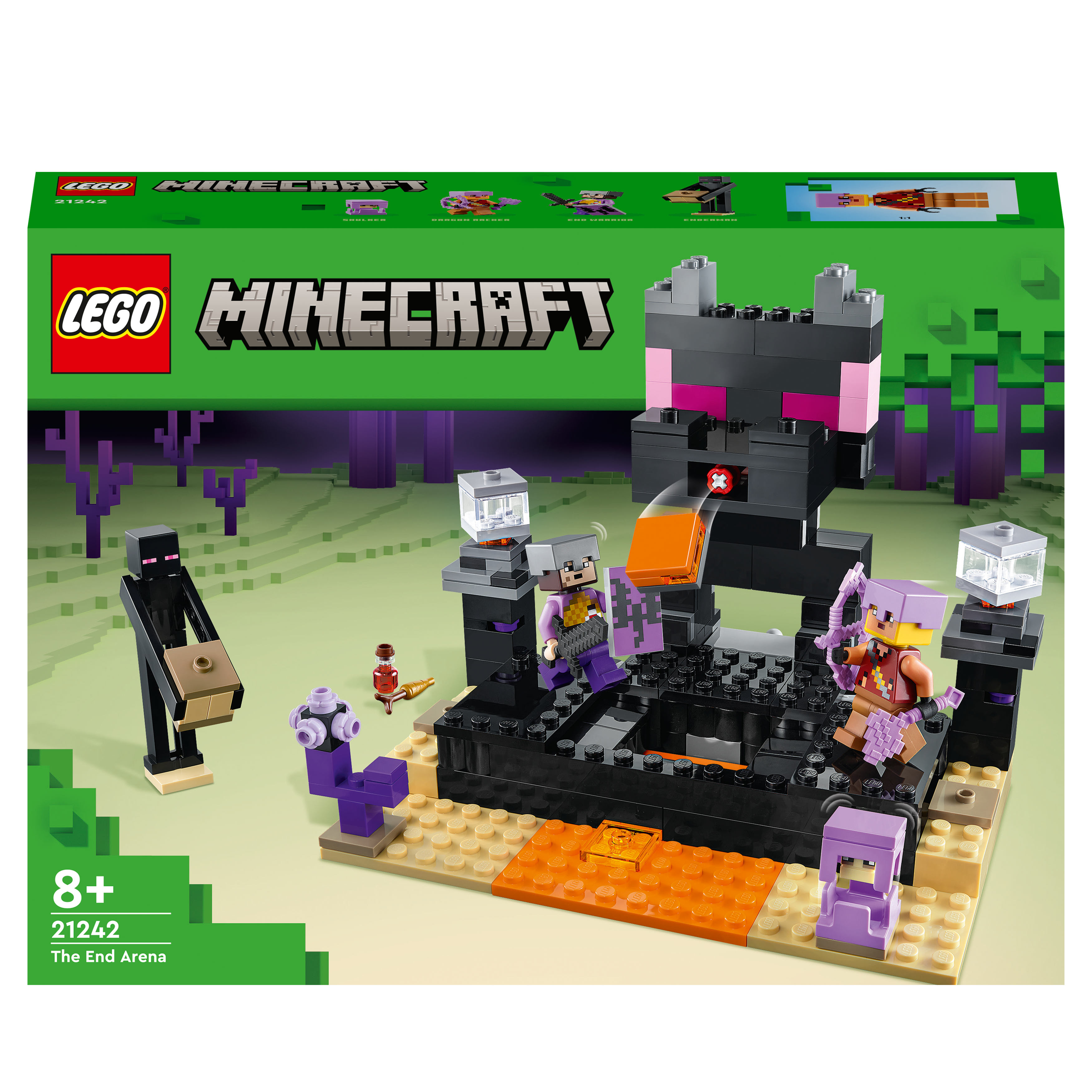 Minecraft Die LEGO Mehrfarbig Bausatz, 21242 End-Arena
