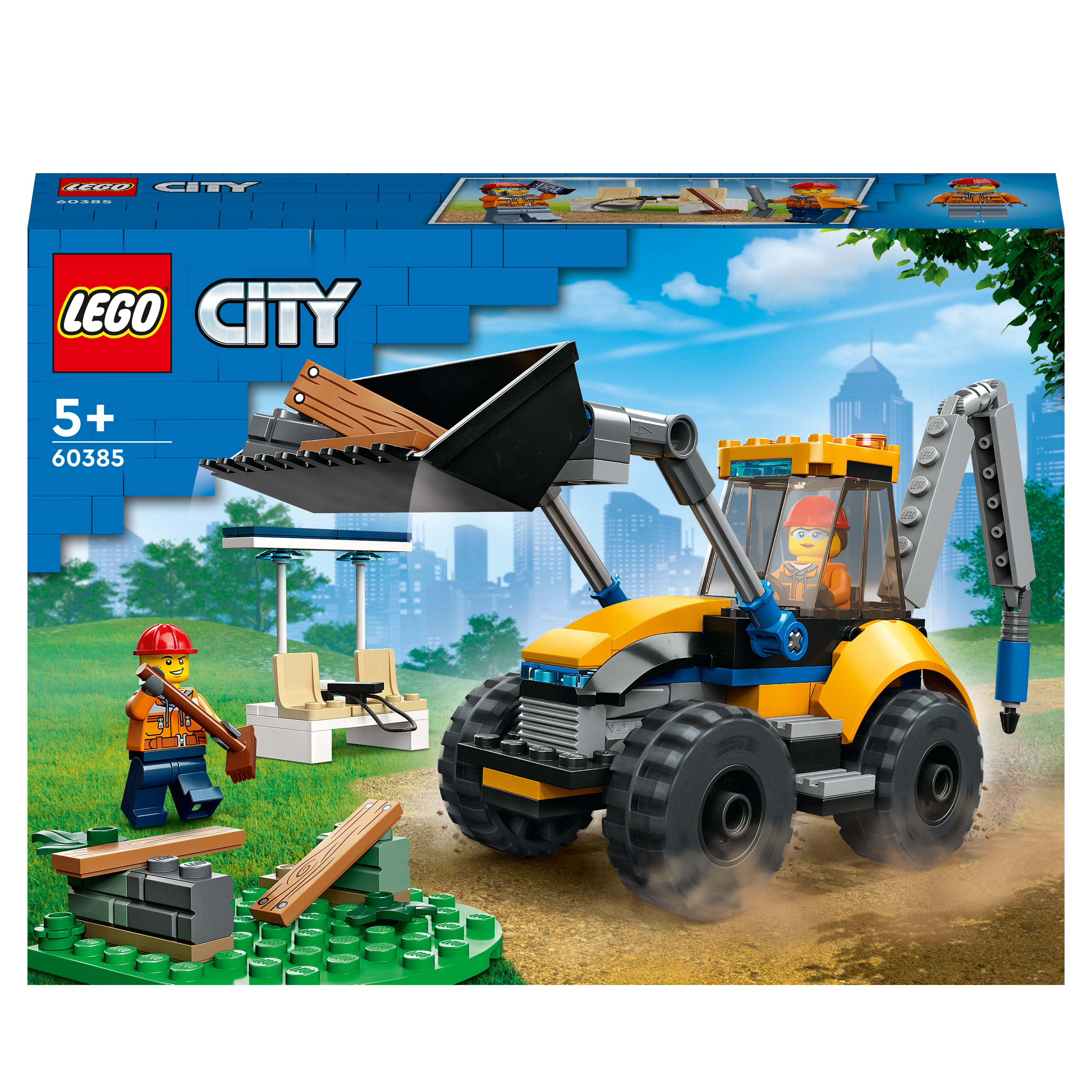 City 60385 Radlader Mehrfarbig Bausatz, LEGO