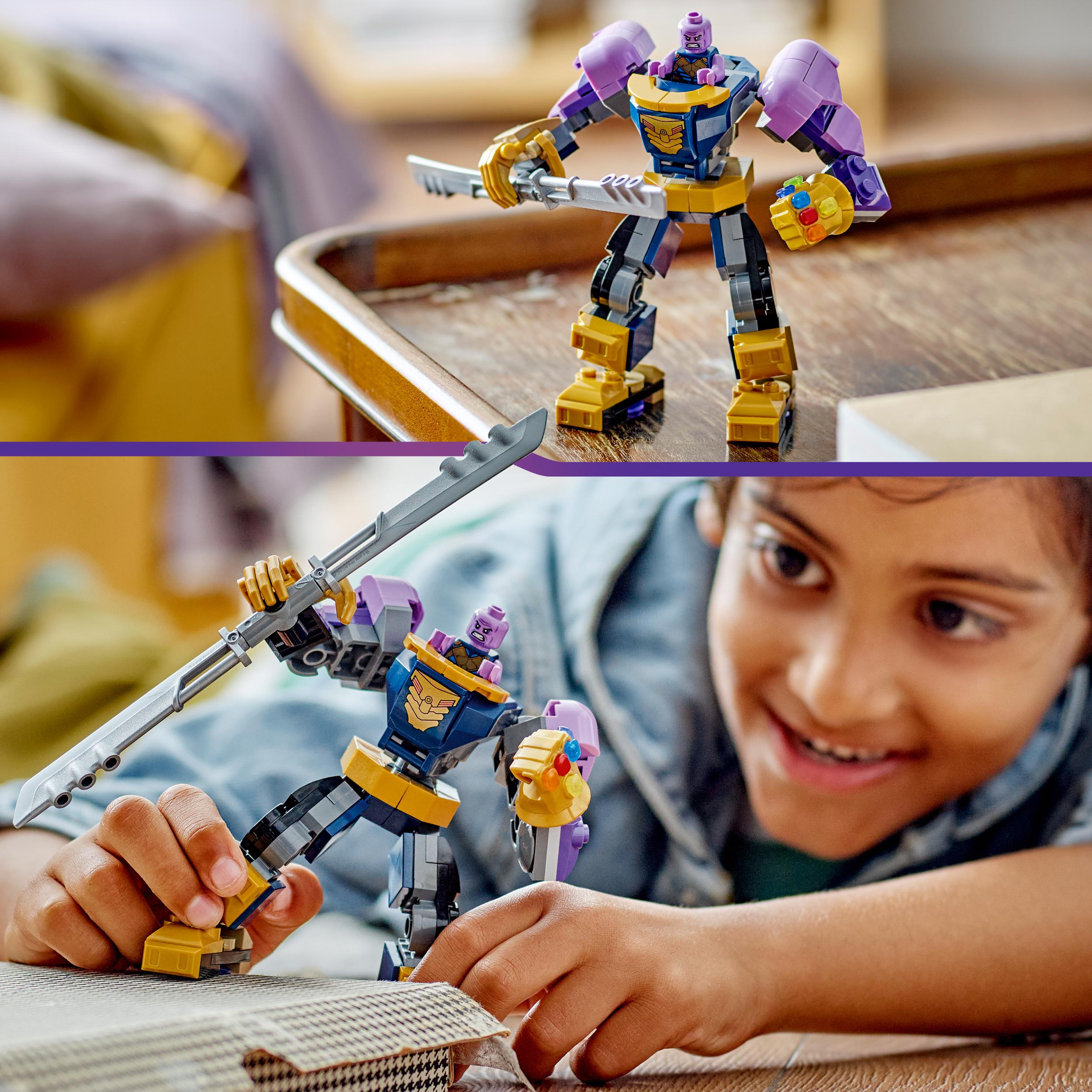 LEGO Marvel 76242 Thanos Mech Bausatz, Mehrfarbig