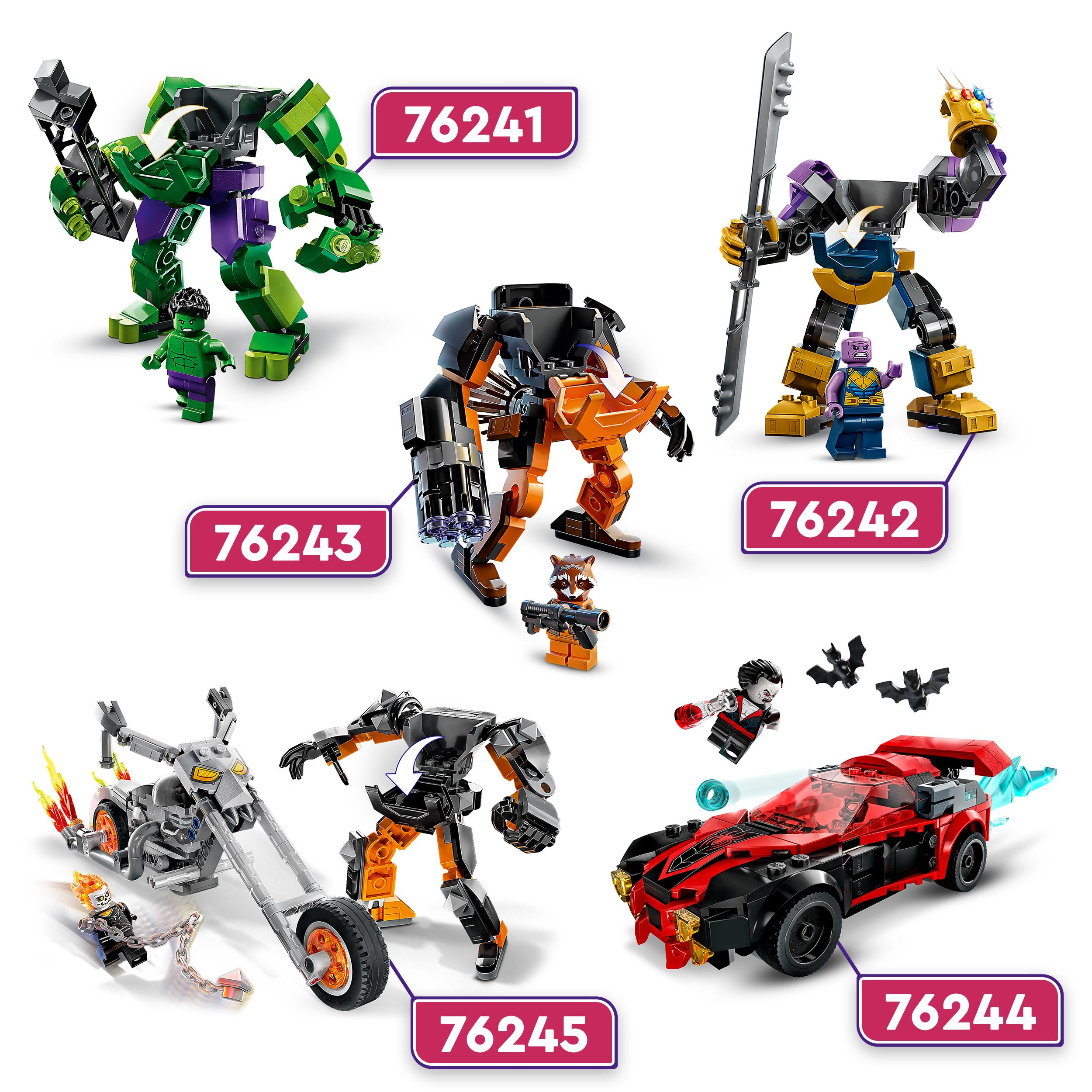 LEGO Marvel 76242 Thanos Mech Bausatz, Mehrfarbig