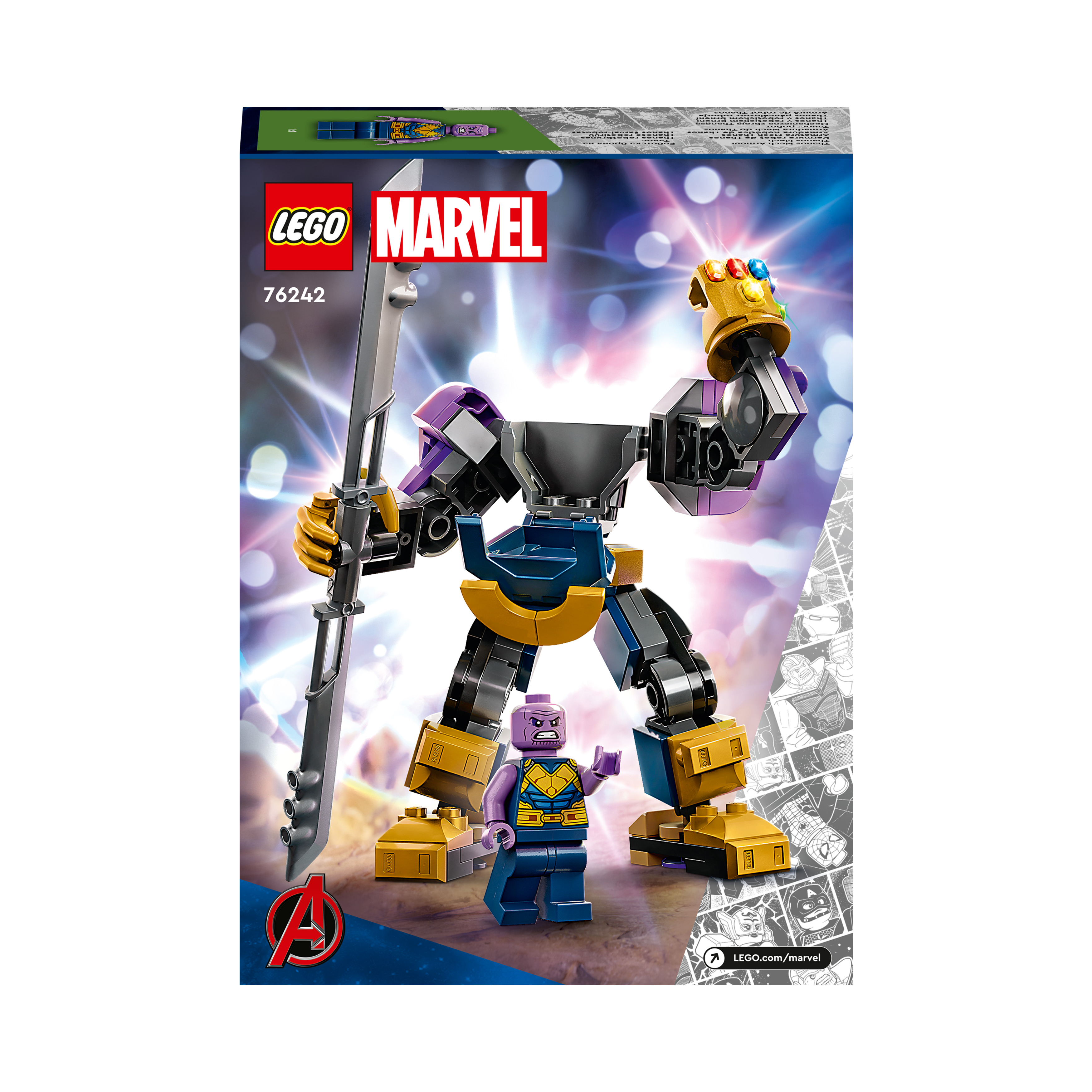 LEGO Marvel 76242 Thanos Mech Bausatz, Mehrfarbig