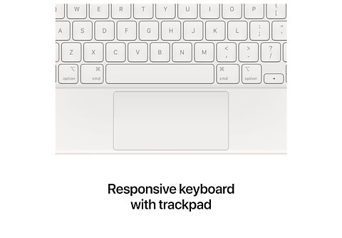 APPLE Toetsenbordcover Magic Keyboard iPad Pro 12.9 5th Gen QWERTY IT Wit (MJQL3T/A)