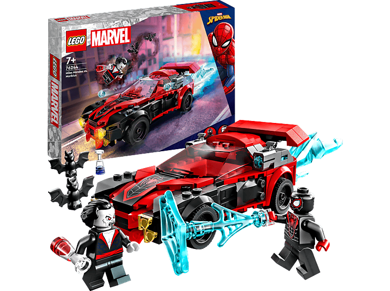 Morbius 76244 Morales Mehrfarbig Bausatz, Marvel LEGO vs. Miles