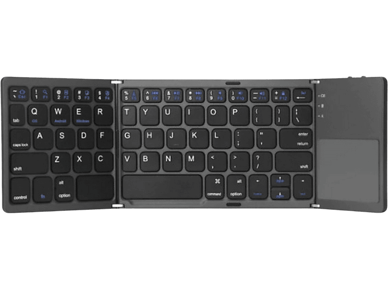 Xtrememac Xwh-flk-13-us Draadloos Keyboard Qwerty Bt Vouwbaar Zwart