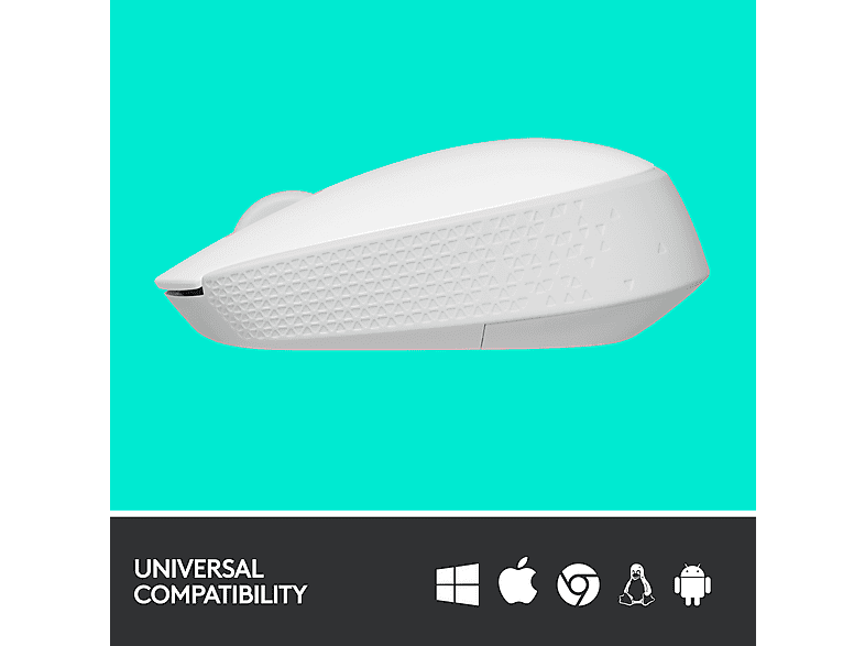 LOGITECH M171 Kabellose Maus, Weiß — Foto 3 von 5