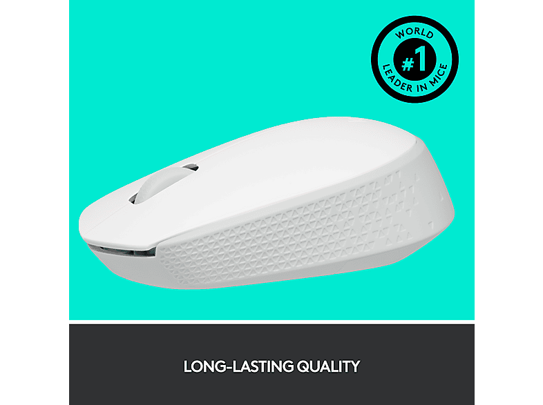 LOGITECH M171 Kabellose Maus, Weiß — Foto 4 von 5
