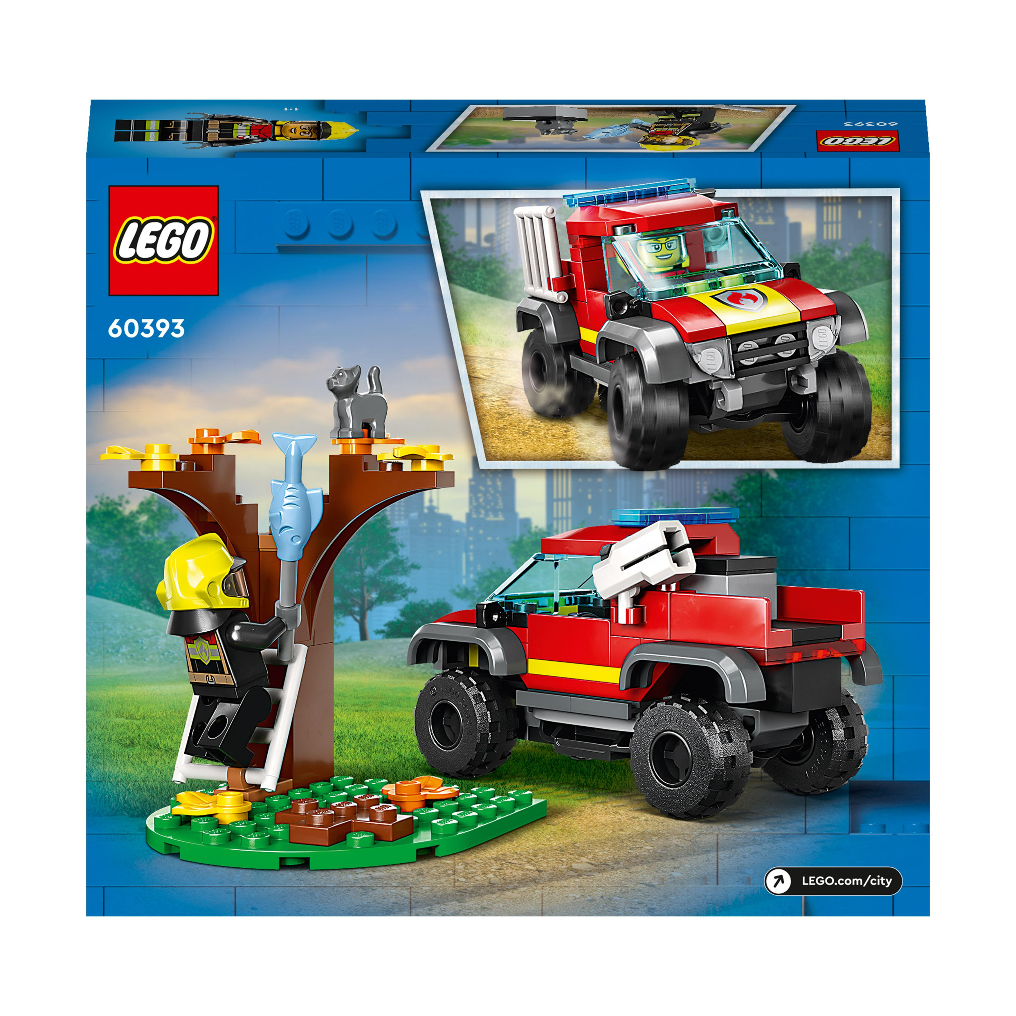 Feuerwehr-Pickup LEGO 60393 City Mehrfarbig Bausatz,