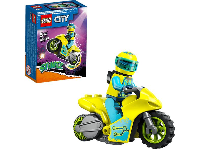 60358 City Bausatz, Cyber-Stuntbike Mehrfarbig LEGO