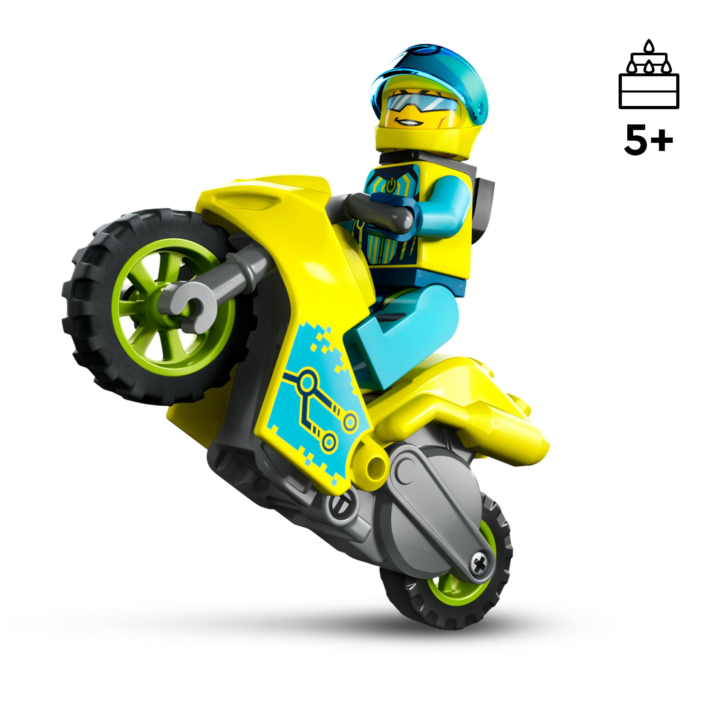 Mehrfarbig Bausatz, City LEGO 60358 Cyber-Stuntbike