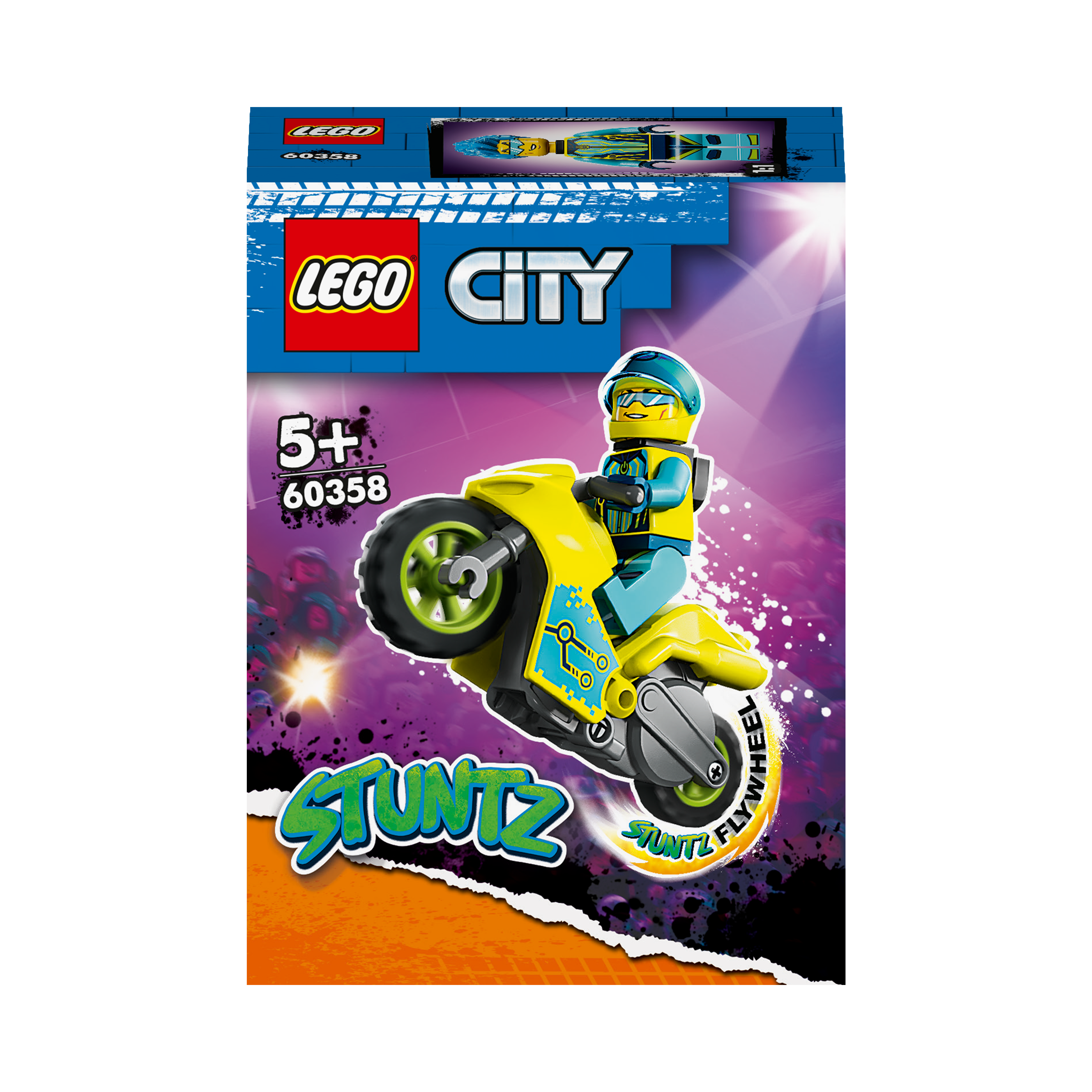 Cyber-Stuntbike City LEGO 60358 Mehrfarbig Bausatz,