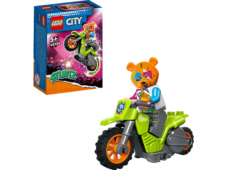 LEGO City 60356 Bären-Stuntbike Bausatz, Mehrfarbig