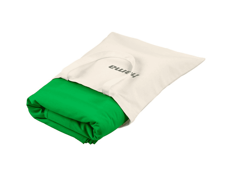 Hama Greenscreen Hintergrund, Stoff, 2.95 x 6 m, Grün — Foto 3 von 4