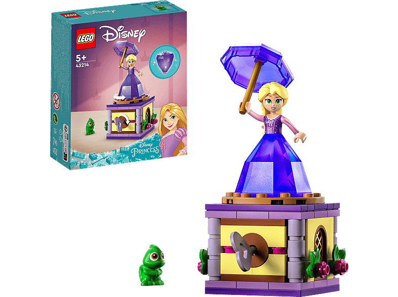LEGO Disney 43214 Rapunzel-Spieluhr Bausatz, Mehrfarbig