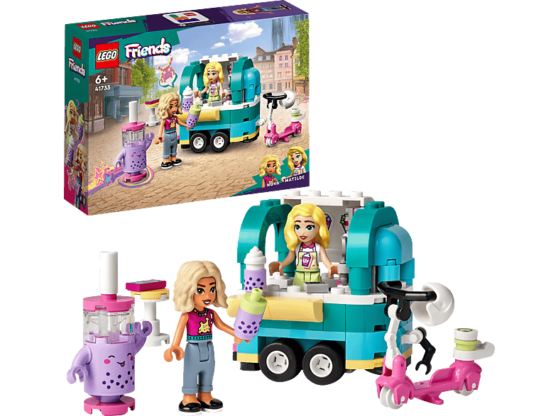 LEGO Friends 41733 Bubble-Tea-Mobil Bausatz, Mehrfarbig