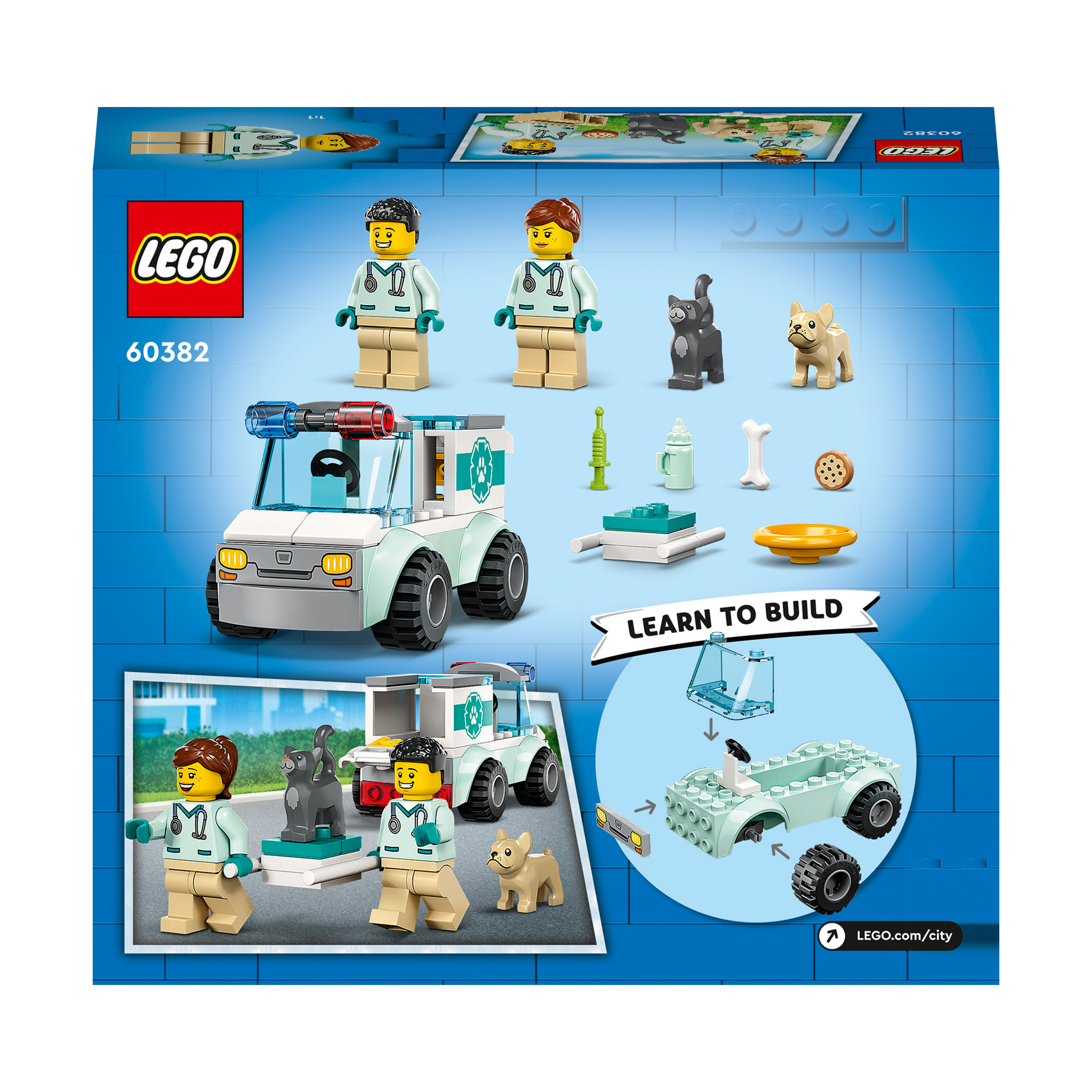 LEGO City 60382 Mehrfarbig Tierrettungswagen Bausatz