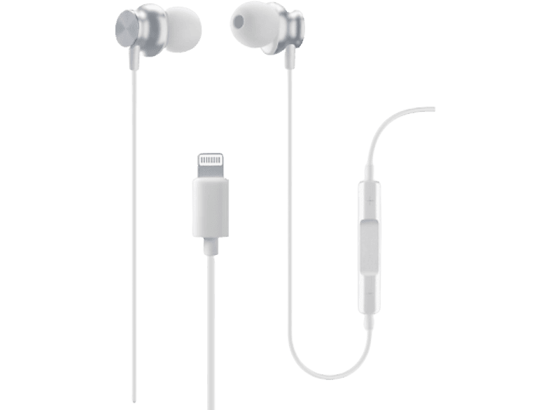 Audífonos in ear con conector Lightning, blancos