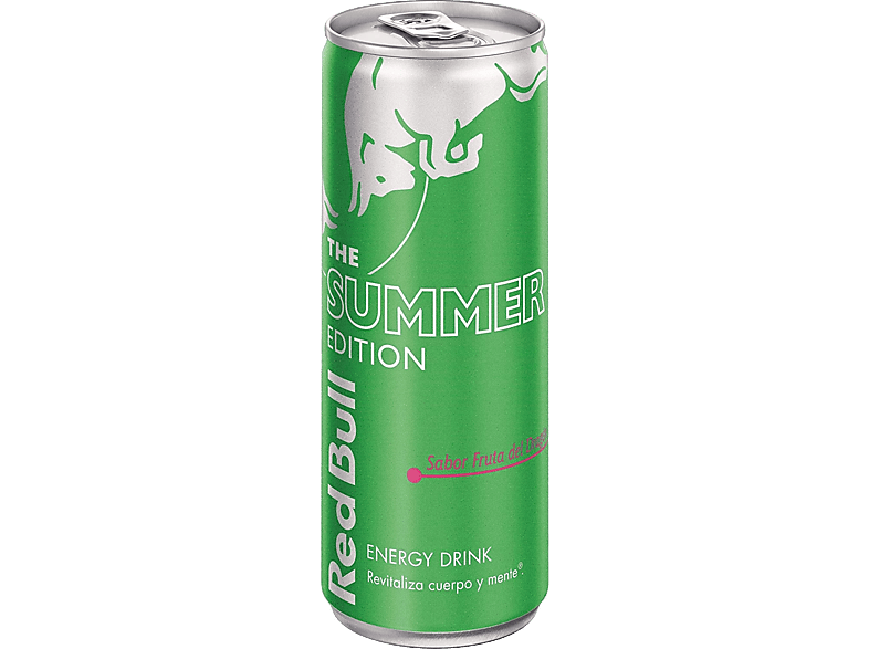 Bebida energética - Red Bull Green Edition, Fruta del dragón, Dulce y ácida