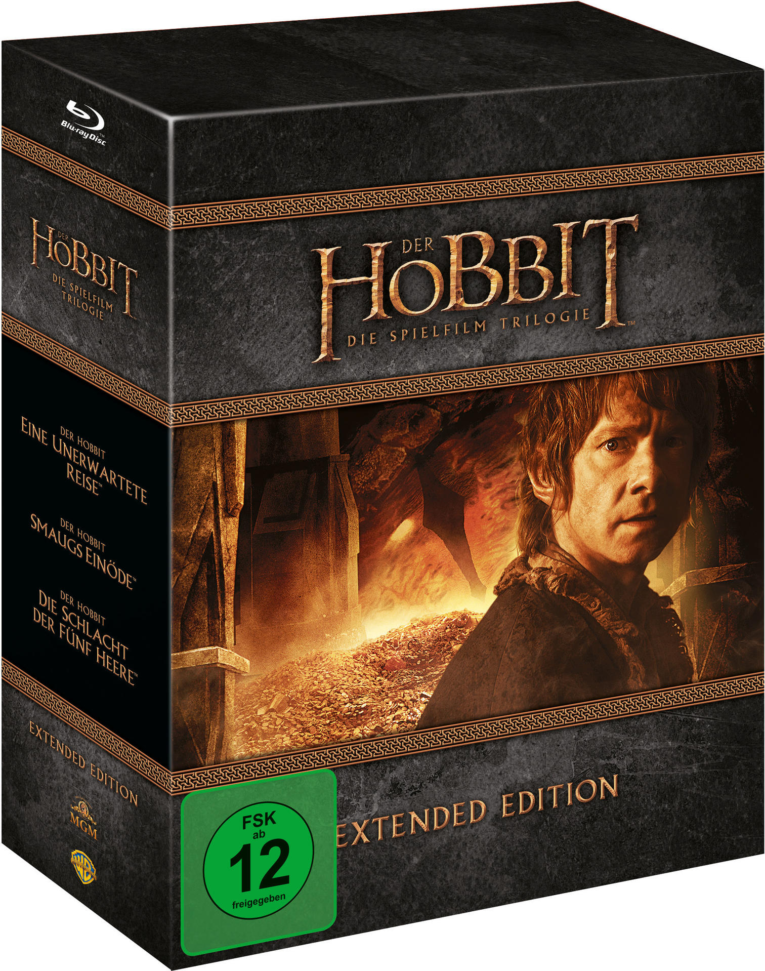 Der Hobbit: Die Gefährten Blu-ray-Box-Set. Enthält Filmbilder.