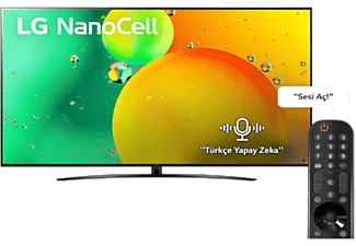 LG 50NANO766QA 50" 127 Ekran Uydu Alıcılı Smart 4K Ultra HD NanoCell TV Outlet 1223046