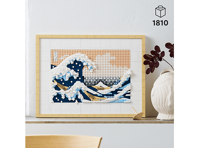 LEGO Art 31208 Hokusai – Große Welle Bausatz, Mehrfarbig