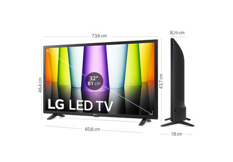 TV LED 32  LG 32LQ630B6LA, HD, Procesador Inteligente α5 Gen5 AI