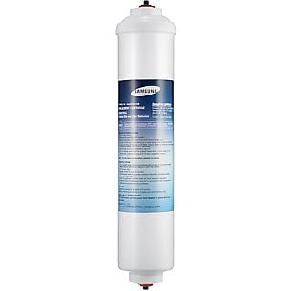 Filtro de agua - Samsung HAFEX/EXP, Exterior, Calidad NSF 42, Para frigorífico Side by Side con dispensador de agua, Blanco