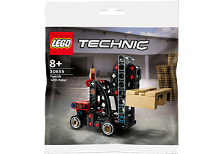LEGO Technic 30655 Gabelstapler mit Palette Bausatz, Mehrfarbig