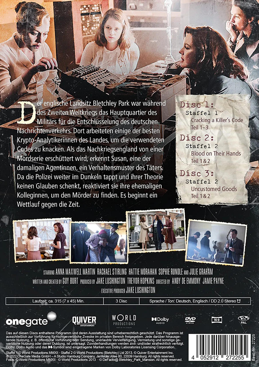 DVD-Cover mit Text und Bildern aus einem Film aus dem Zweiten Weltkrieg.