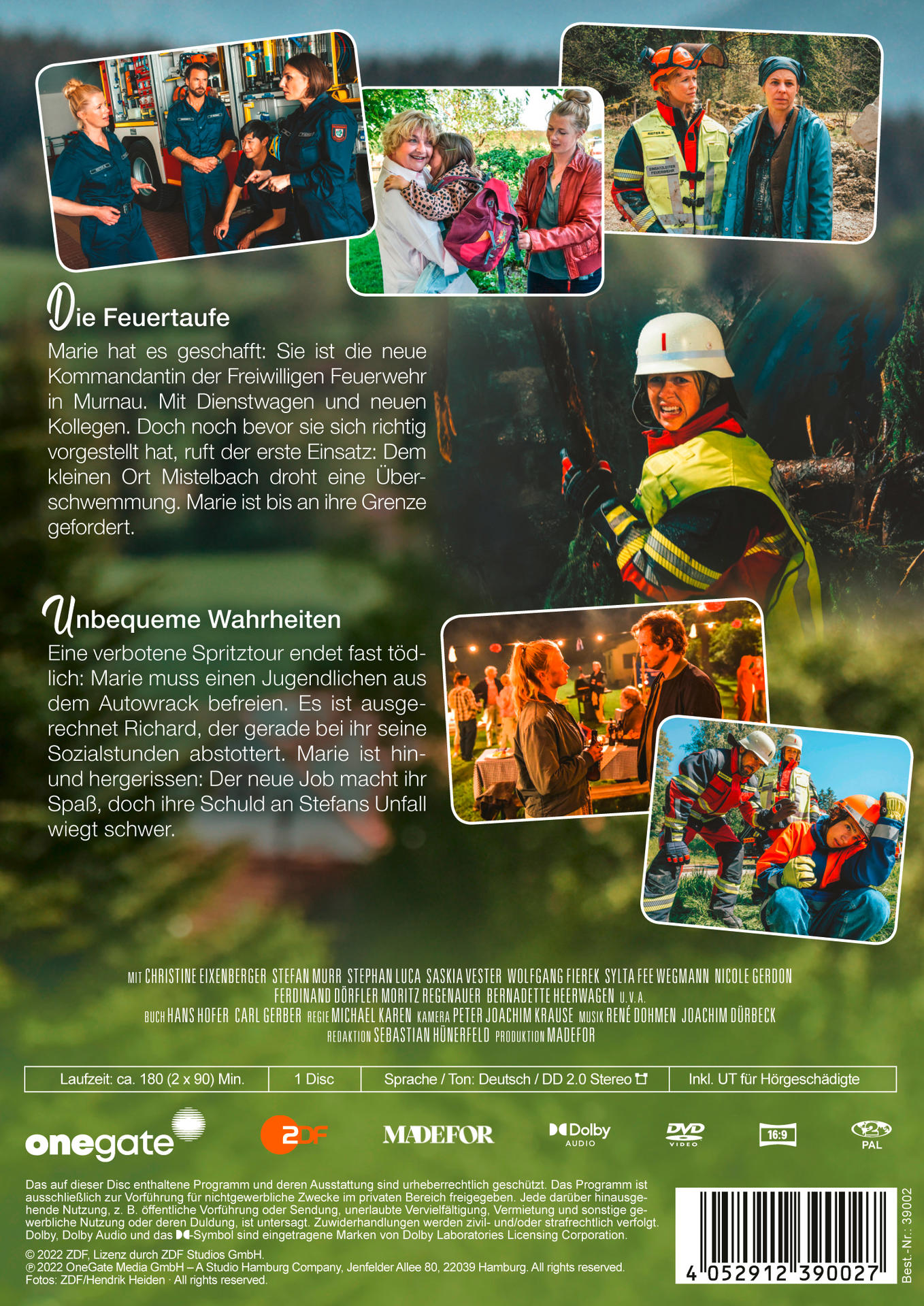 Ein DVD-Cover mit Bildern von Personen und Text auf Deutsch.