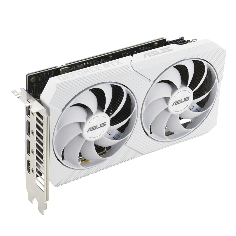 ASUS DUAL-RTX3060-O8G Weiß (NVIDIA, Gaming-Grafikkarte)