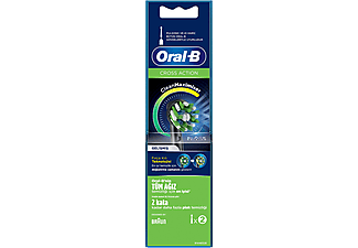 ORAL B EB 50 Cross Action 2'li Diş Fırçası Yedek Başlık Siyah_1