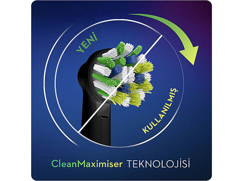 ORAL B EB 50 Cross Action 2'li Diş Fırçası Yedek Başlık Siyah_2