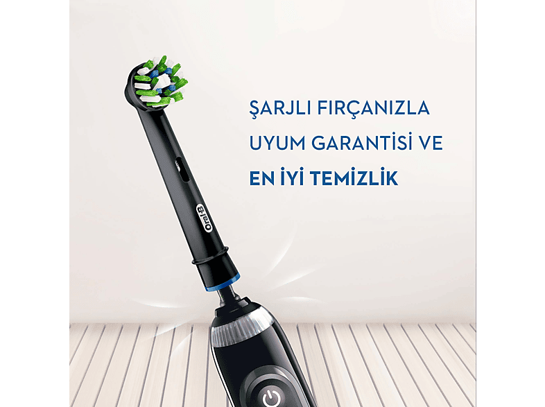 ORAL B EB 50 Cross Action 2'li Diş Fırçası Yedek Başlık Siyah_3