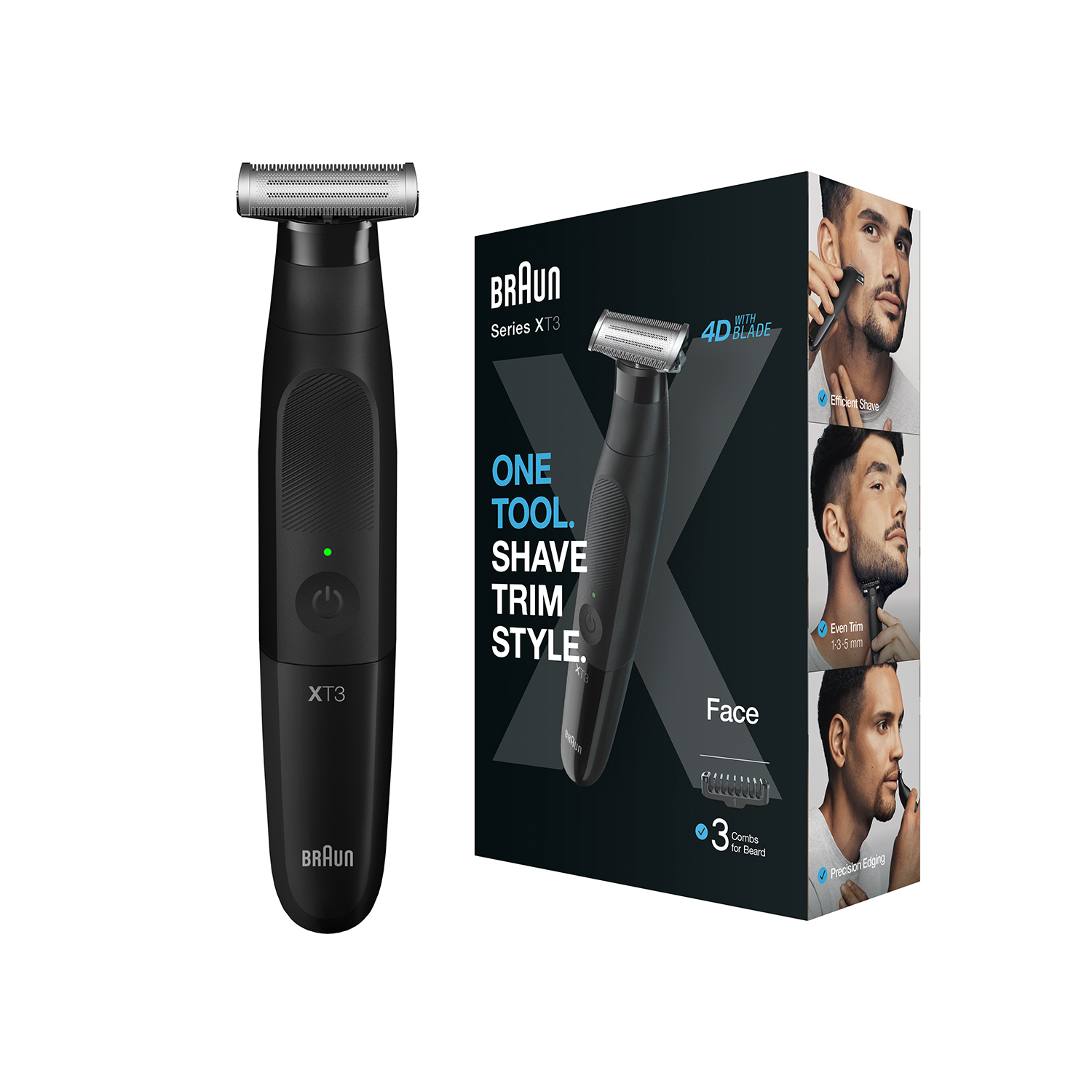 BRAUN XT 3100 Sakal Şekillendirme ve Vücut Tıraş Makinesi Siyah