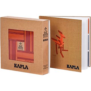 KAPLA Color - Konstruktionsspiel + Buch (Rot/Orange)