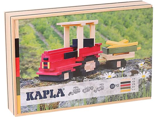 KAPLA tracteur - Jeu de construction (Rouge)