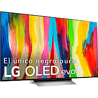 TV OLED 77" - LG OLED77C25LB, UHD 4K, Procesador α9 Gen5 AI Processor 4K, Smart TV, DVB-T2 (H.265), Blanco