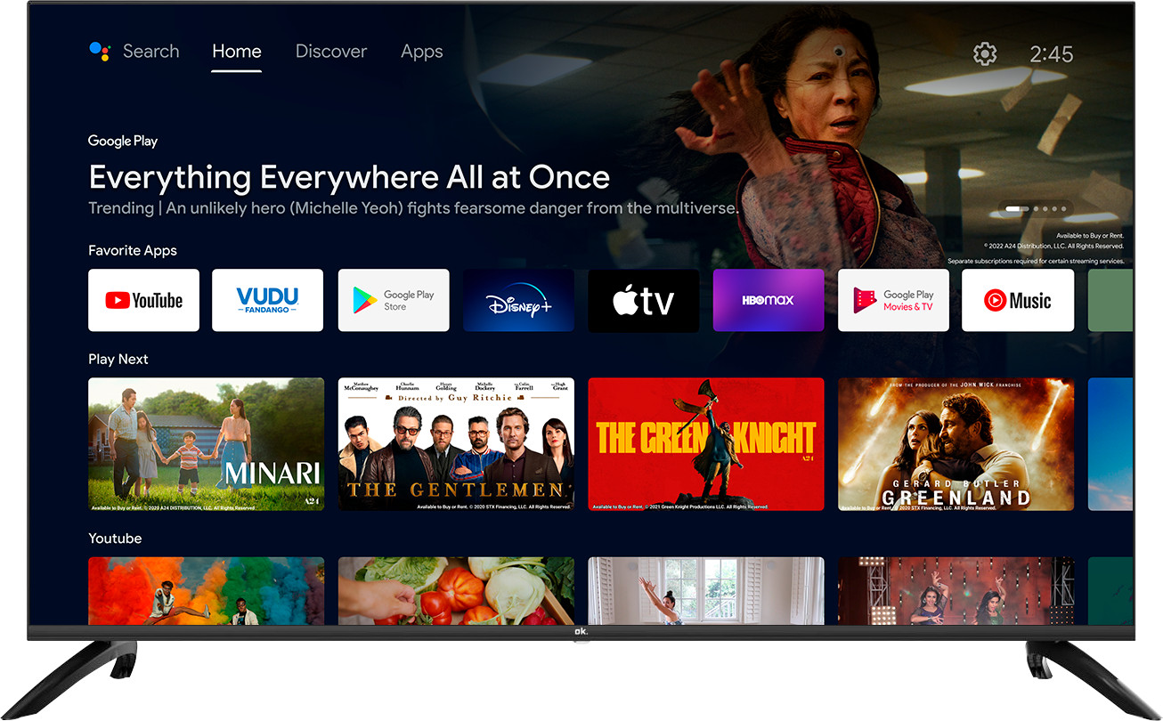 OK. OTV 50AU-5023C 50" FULL LED Smart 4K - Ultra HD 4K - Led-tv - 50 inch
