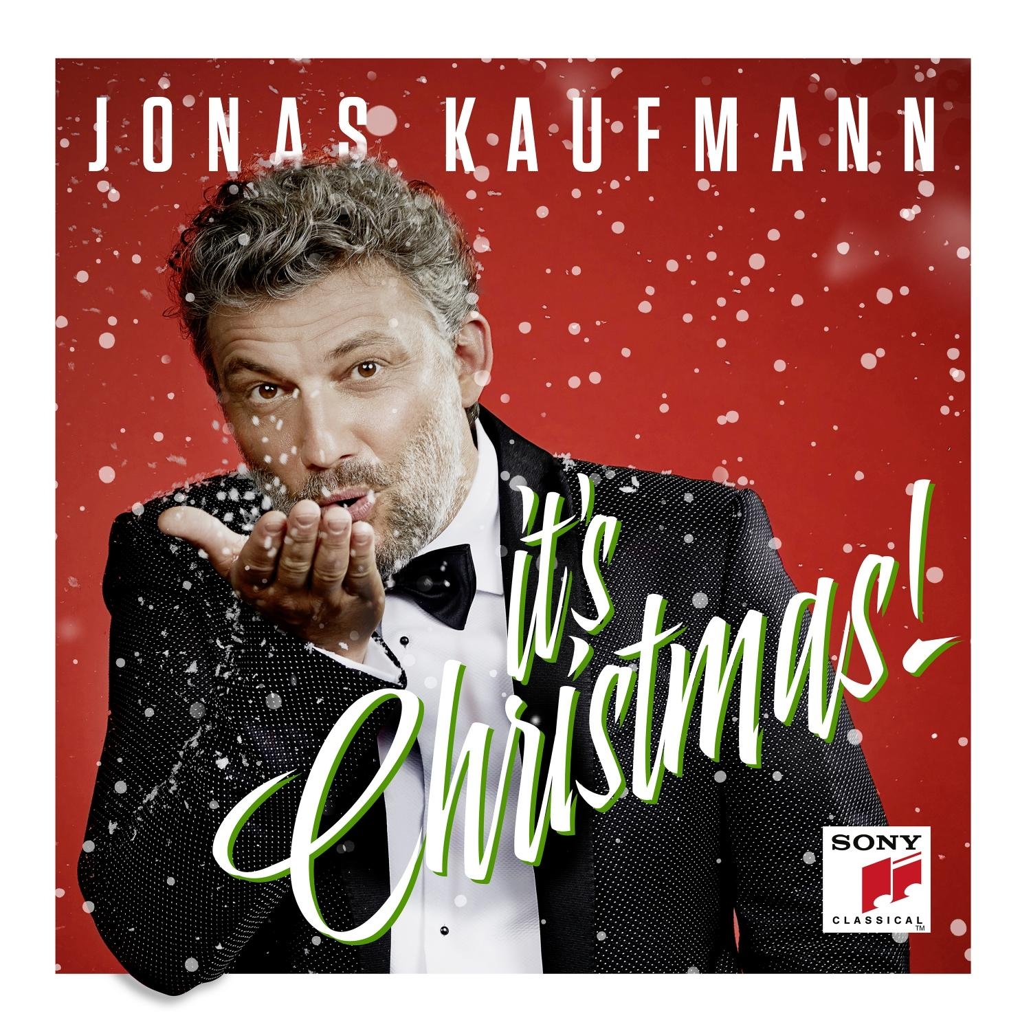 Album borító. Férfi havat fúj. Szöveg: It's Christmas!