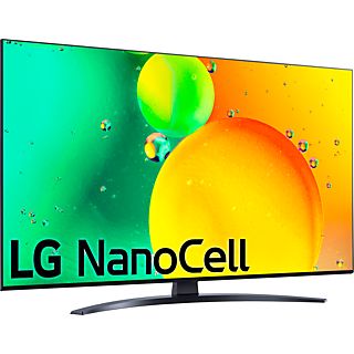 TV LED 43" - LG 43NANO766QA, UHD 4K, Procesador Inteligente α5 Gen5 AI Processor 4K, Smart TV, DVB-T2 (H.265), Azul Oscuro Ceniza