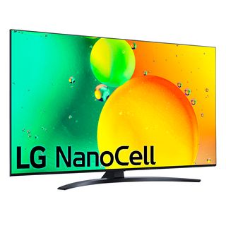 REACONDICIONADO B: TV LED 65" - LG 65NANO766QA, UHD 4K, Procesador Inteligente α5 Gen5 AI Processor 4K, Smart TV, DVB-T2 (H.265), Azul Oscuro Ceniza