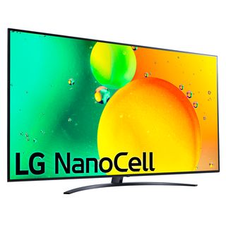 TV LED 86" - LG 86NANO766QA, UHD 4K, 86": Procesador Inteligente: α7 Gen5 AI Processor 4K, Smart TV, DVB-T2 (H.265), Azul Oscuro Ceniza