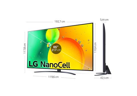 LG Televisor LG 4K UHD, Procesador Inteligente de Gran Potencia 4K a7 Gen 5  con IA, compatible con formatos HDR 10, HLG y HGiG, Smart TV webOS22.