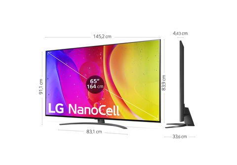 TV LED - LG 65NANO786QA, 65 pulgadas, NanoCell 4K, Procesador a5