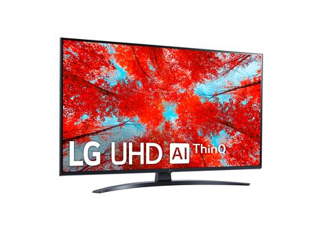 TV LED 43  LG 43UQ91006LA, UHD 4K, Procesador Inteligente α5 Gen5 AI  Processor 4K, Smart TV, DVB-T2 (H.265), Azul Oscura Ceniza